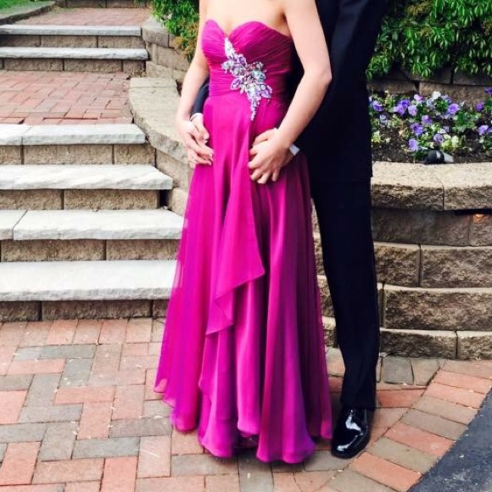 Magenta Prom Dress